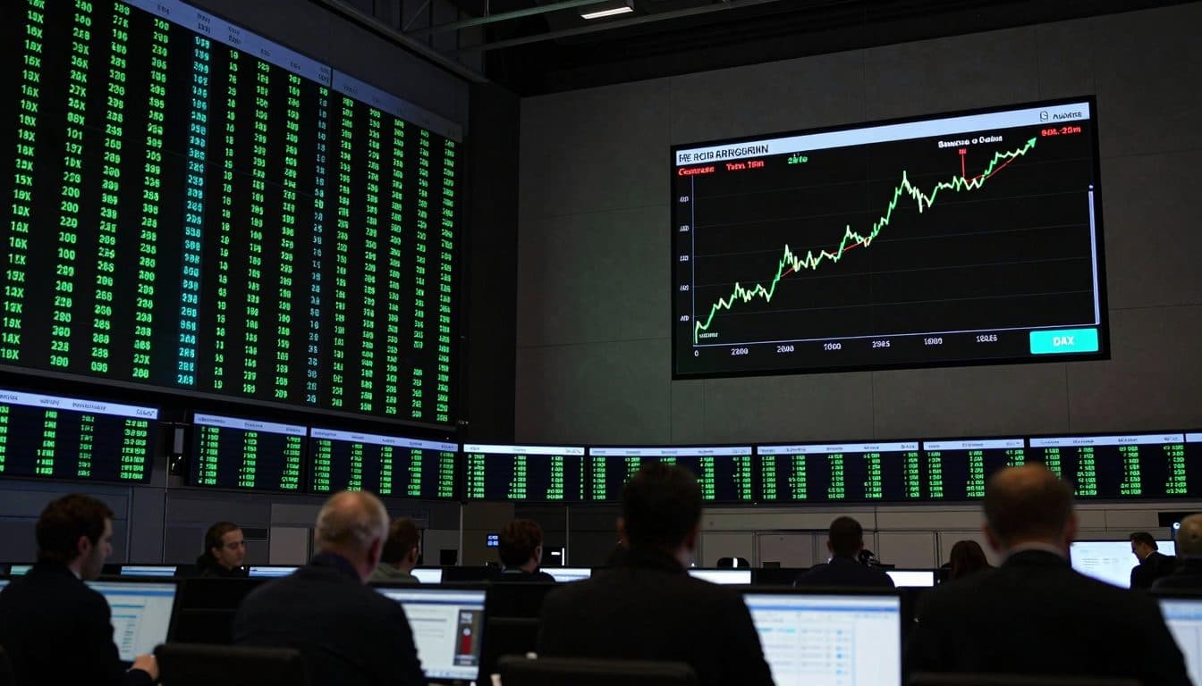 DAX holds at record level, buoyed by positive Asian markets