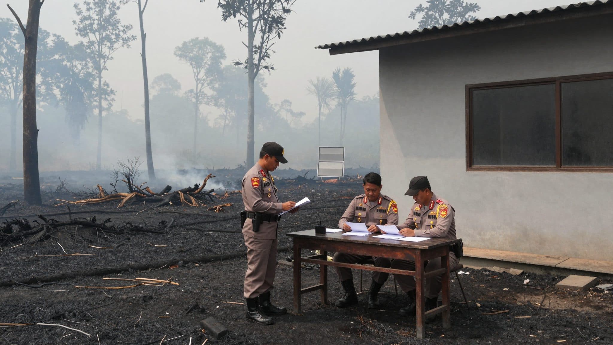 Indonesia arrests 72 suspects over forest fires as haze spreads across region