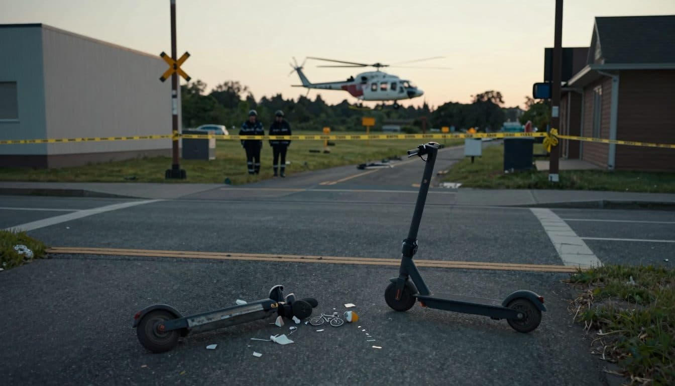 E-Scooter Accident Weigelsdorf: 13-Year-Old Transported to Hospital by Helicopter