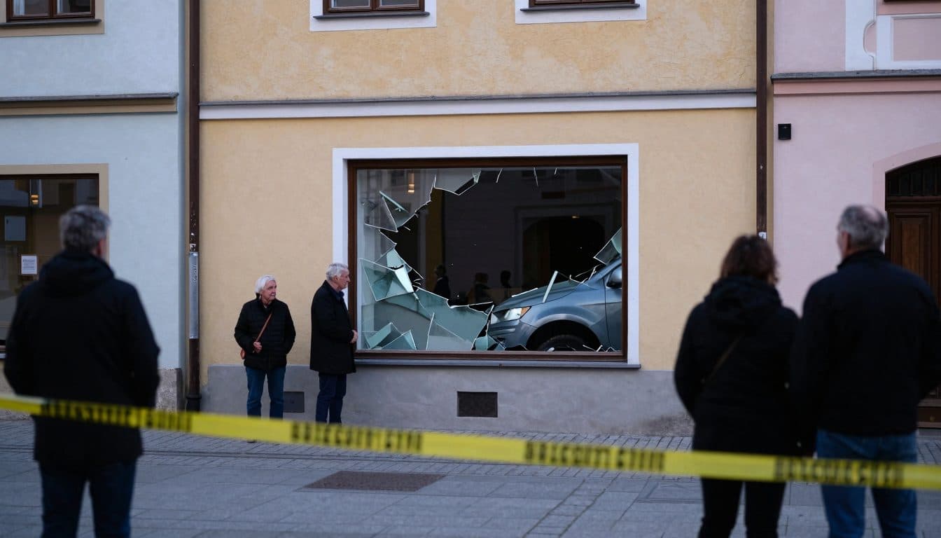 Pensioner drives into shop window in Klosterneuburg – wife injured