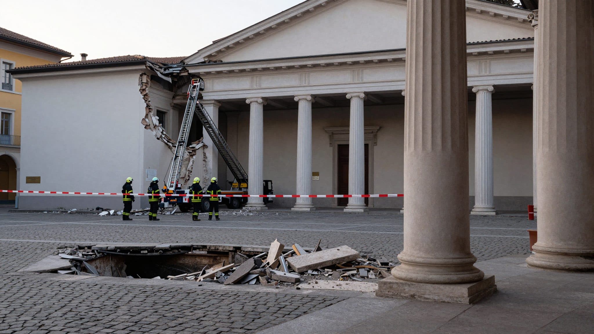 Parts of the courthouse in Bolzano collapsed – one injured