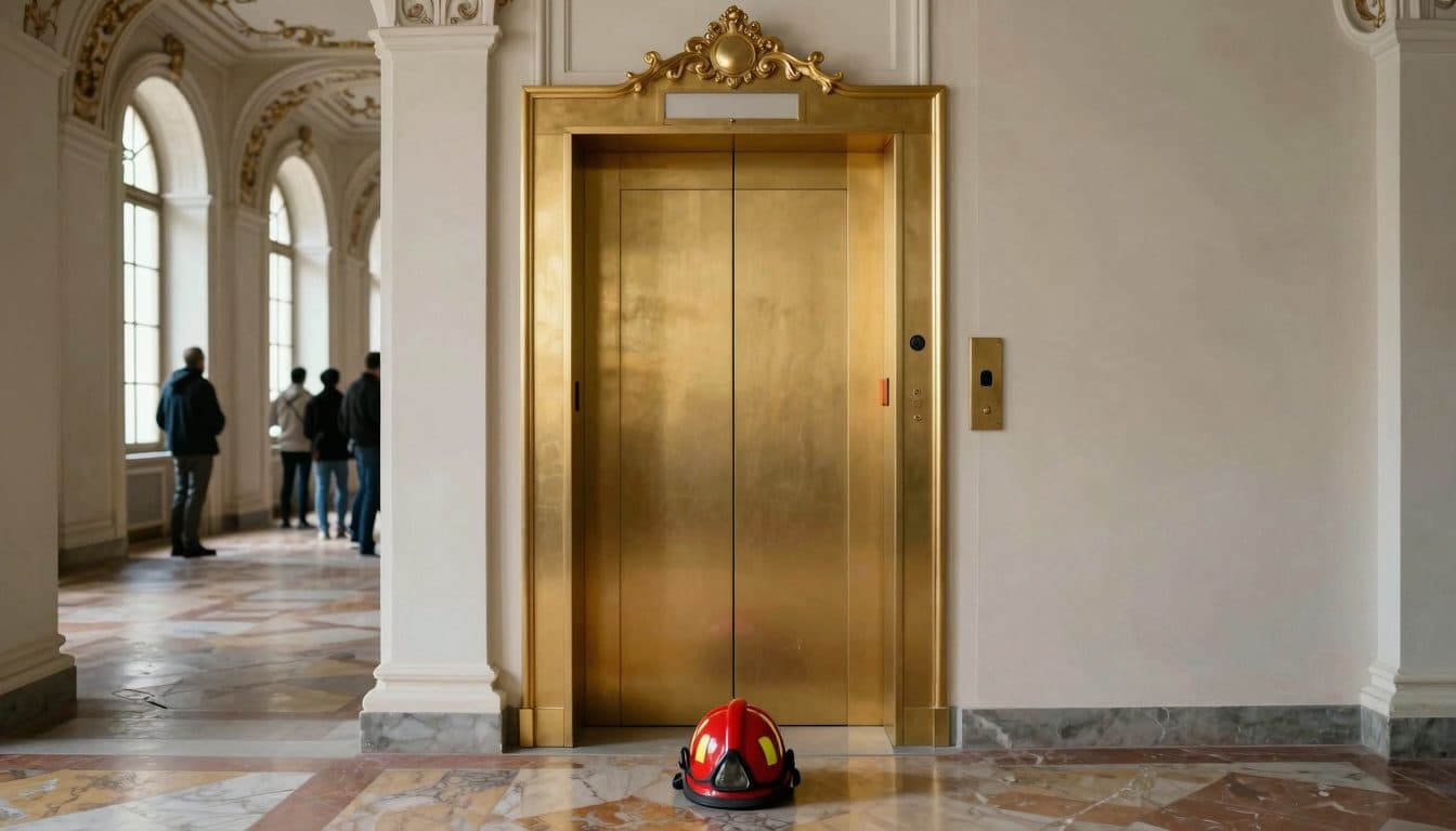 Firefighters free bride from stuck elevator at Nymphenburg Palace