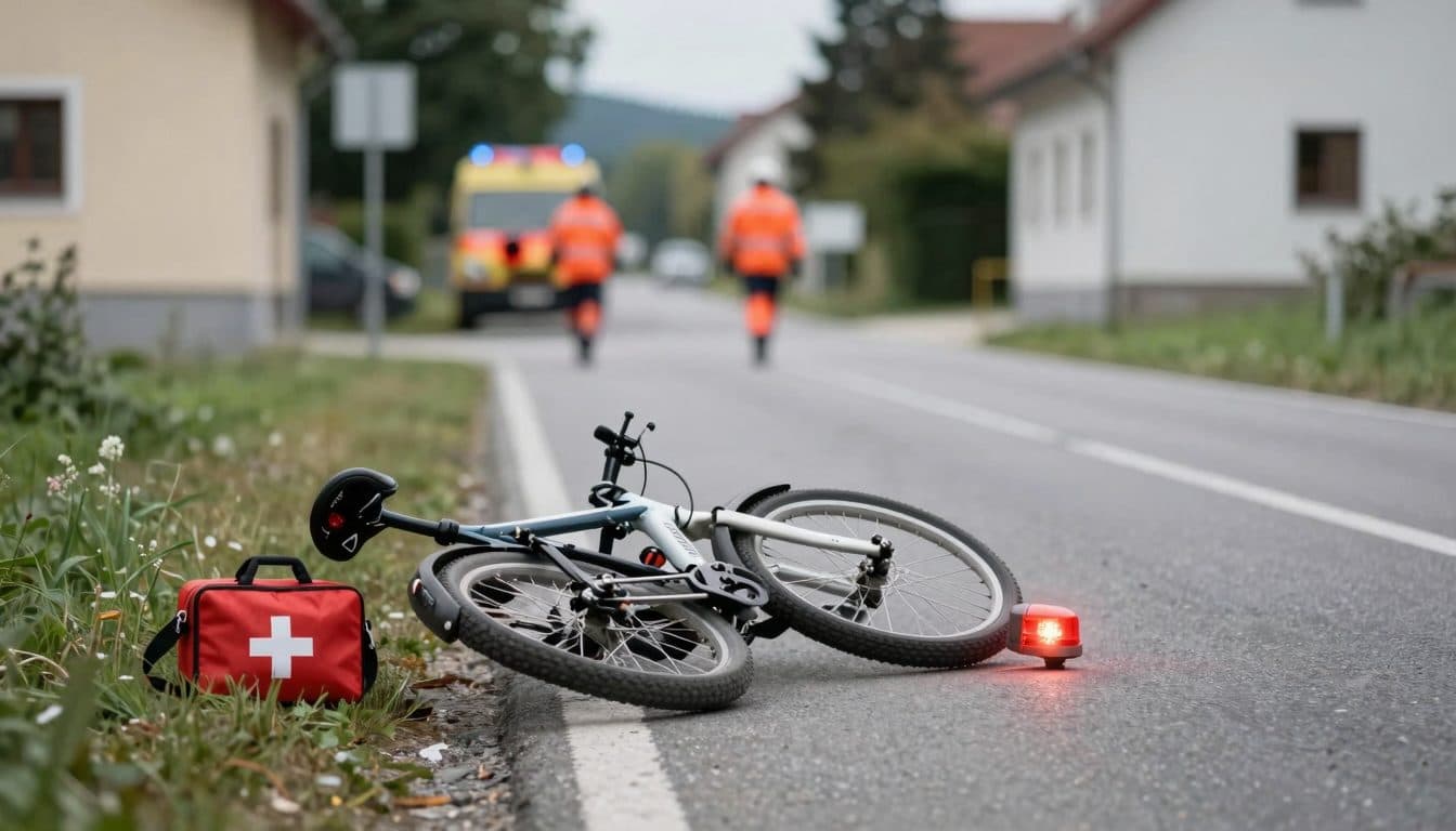 Drunk cyclist crashes during bike tour in Kirchberg-Thening and is taken to hospital