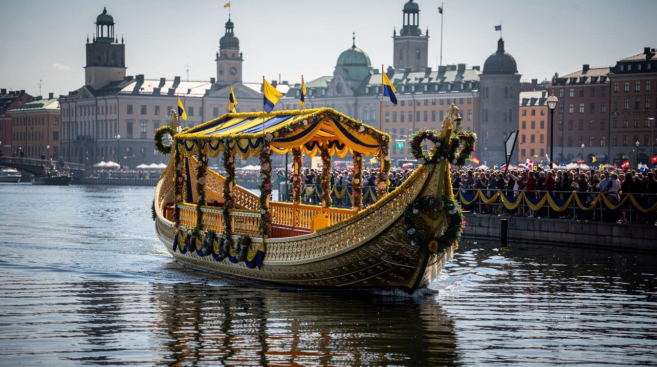 Sweden's King Carl XVI Gustaf and Queen Silvia mark 50 years of marriage with Stockholm celebrations