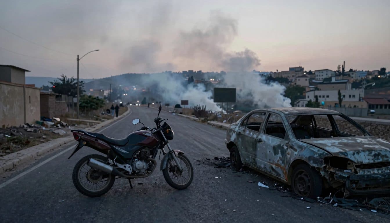 Israeli attack on southern Lebanon kills two despite ceasefire in force