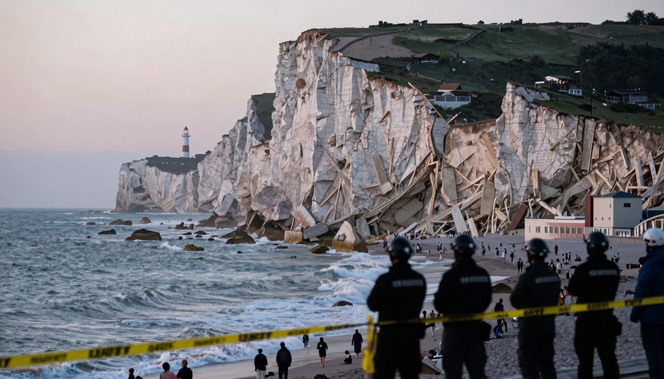 Rockfall at Biarritz cliff claims one life among divers