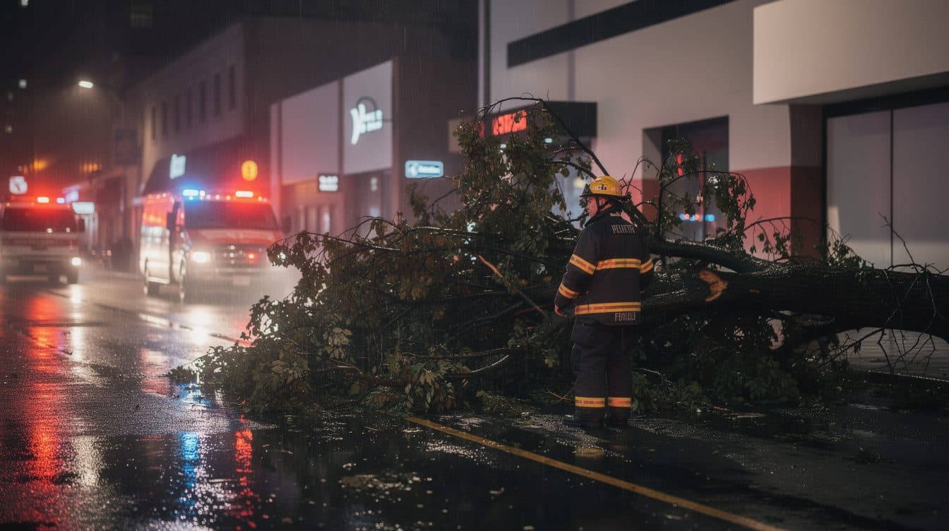 Severe Thunderstorms Batter Western Germany, Disrupting Traffic and Rail Services