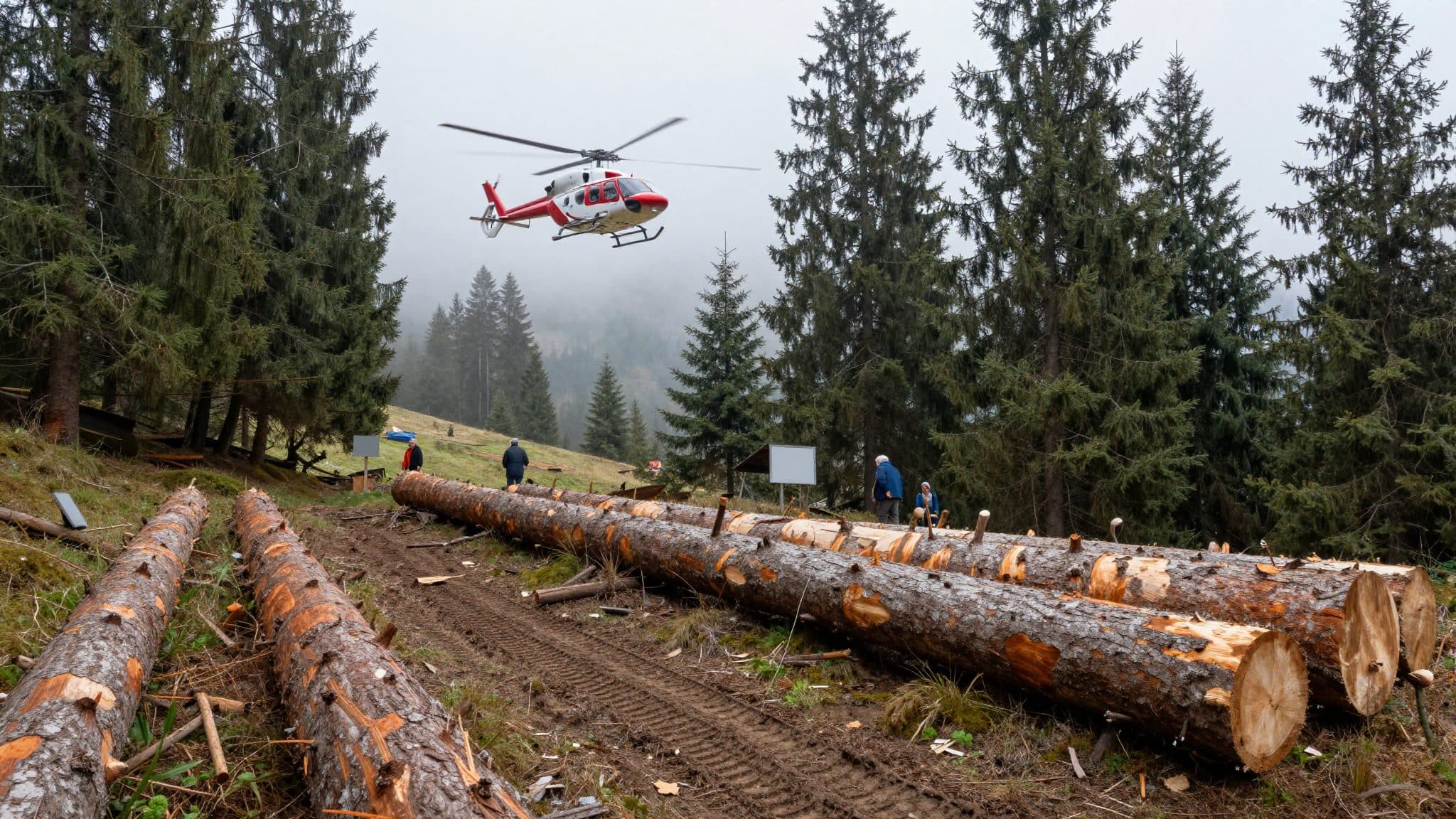 76-Year-Old Run Over by Tree Trunk During Forestry Work in Styria