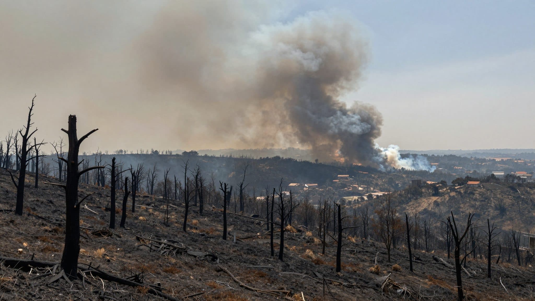 Forest Fire in Southern France: Around 1,100 Firefighters Battle the Flames