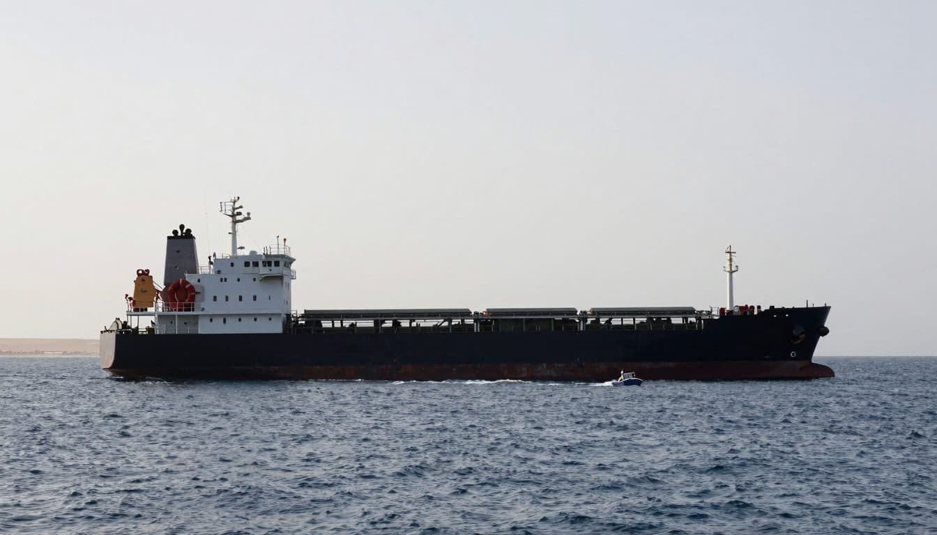 Armed attack on cargo ship in the Red Sea off Yemen