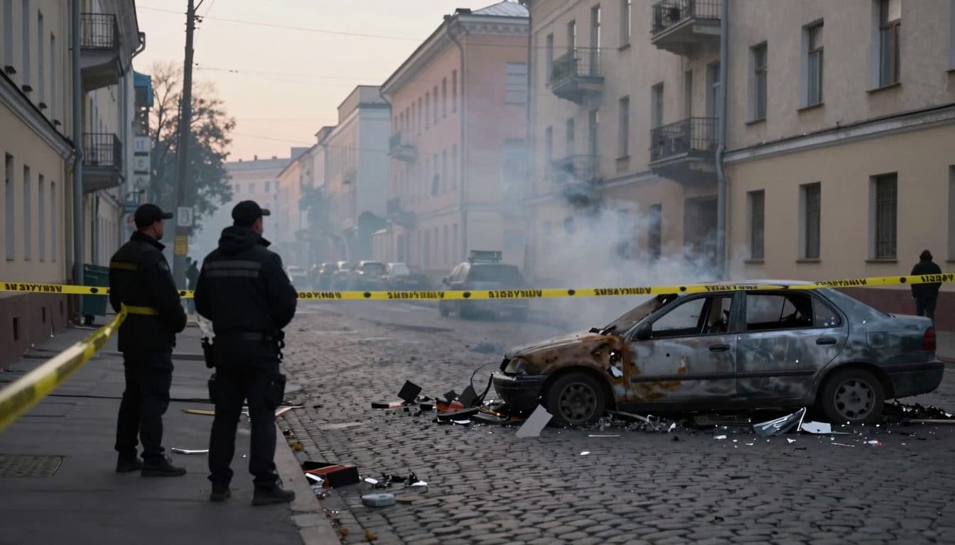 Explosion in St. Petersburg kills high-ranking Russian officer
