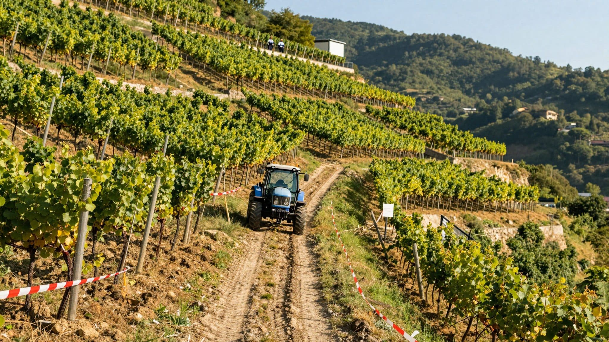 Tractor suddenly rolls off in Southeast Styria and hits wife