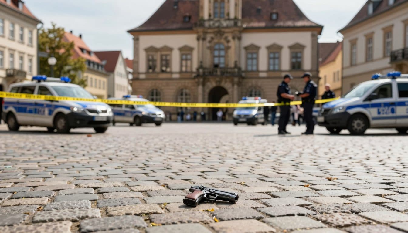 Major police operation in Würzburg: Police stop two men with toy guns