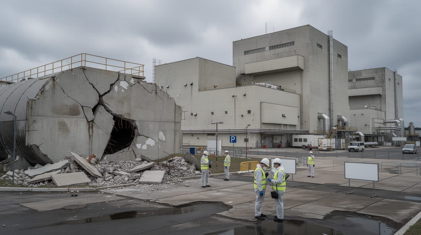 Drone Strike Damages Turbine Building at Europe's Largest Nuclear Plant in Ukraine