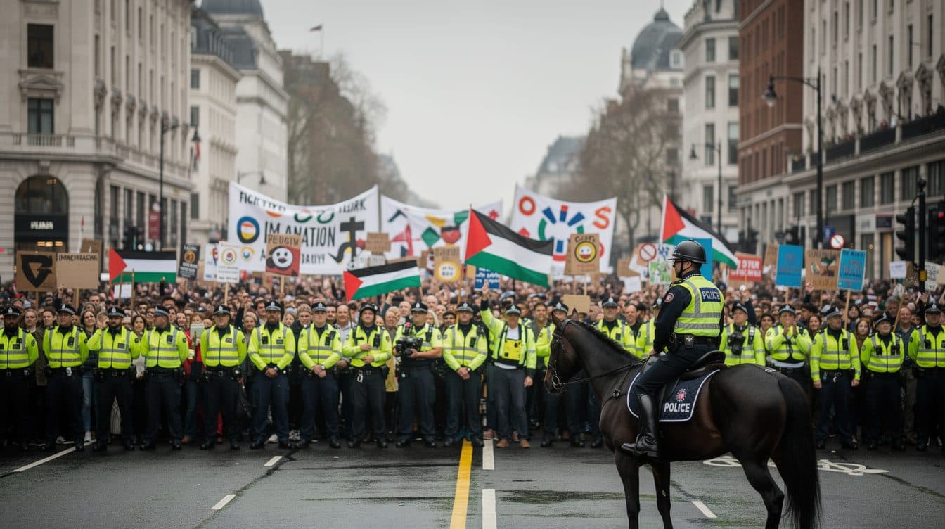London Braces for Massive Demonstrations and FA Cup Final With Unprecedented Police Deployment
