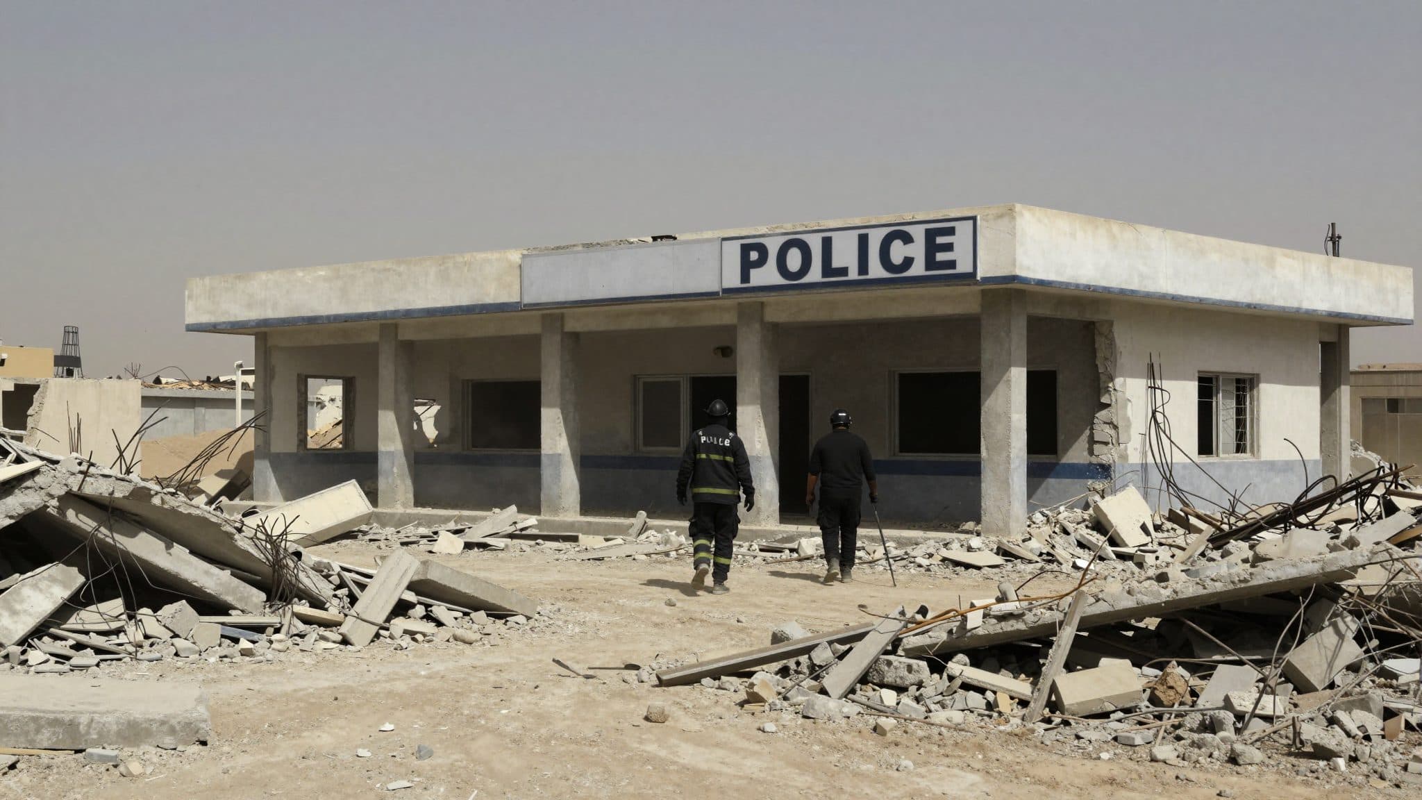 Deaths after airstrike on police station in the Gaza Strip