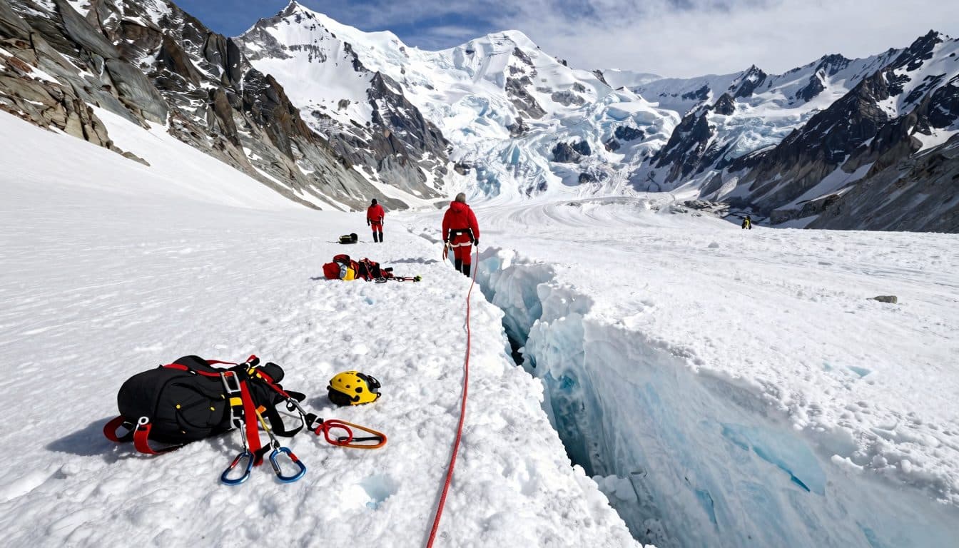 Elderly man falls into glacier crevasse on the Großglockner