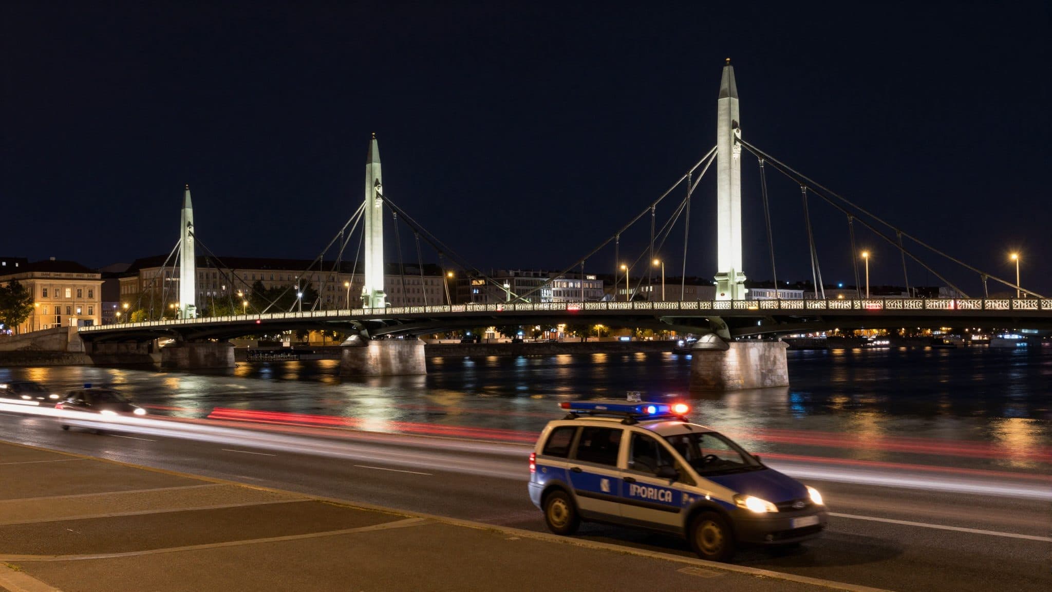 190 km/h on Reichsbrücke: 25-year-old without a driver's license