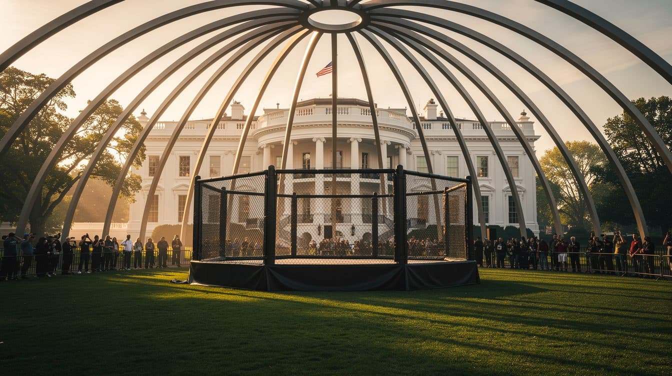 UFC Cage Fight on White House Grounds for Trump's 80th Birthday