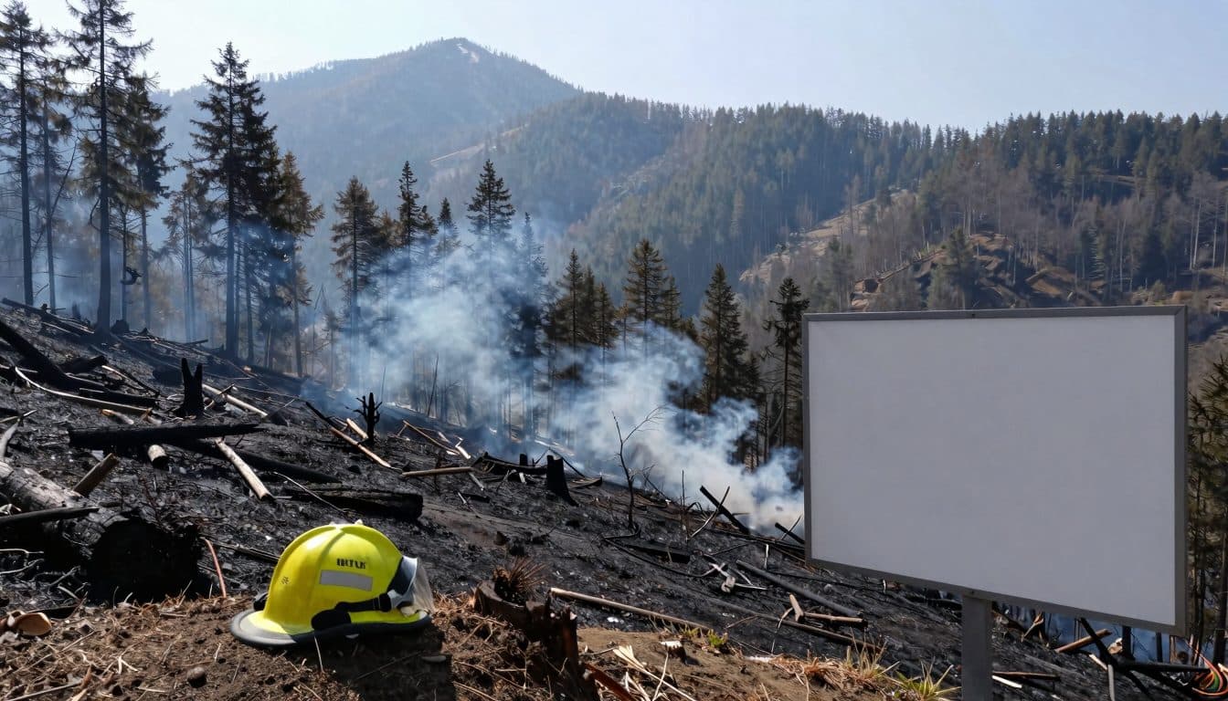 Forest Fire in Virgental: Emergency Crews Working Toward "Brandaus"