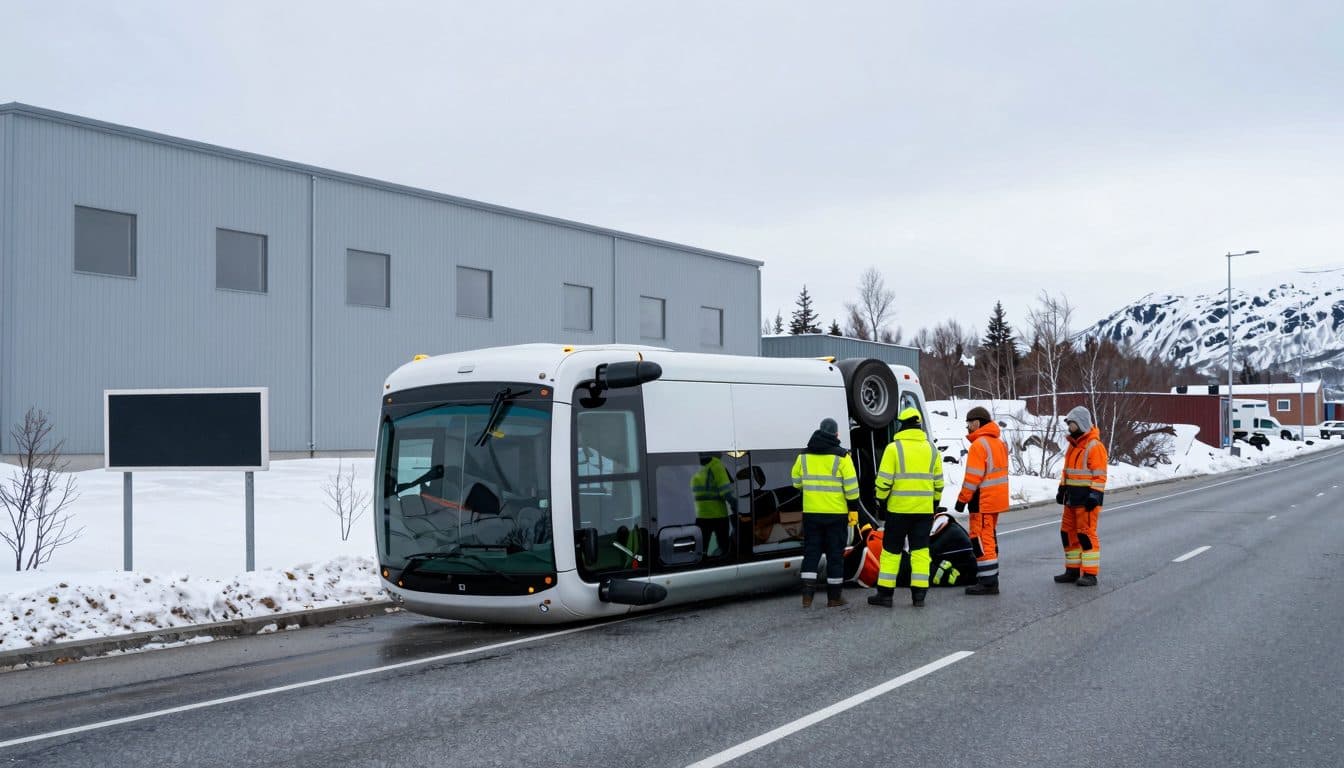 Bus carrying 34 German tourists overturns in Norway – several minor injuries