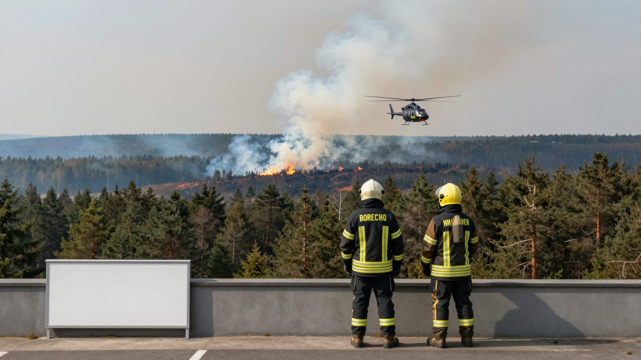 Forest fire in the Hohes Venn threatens Monschau and Hürtgenwald