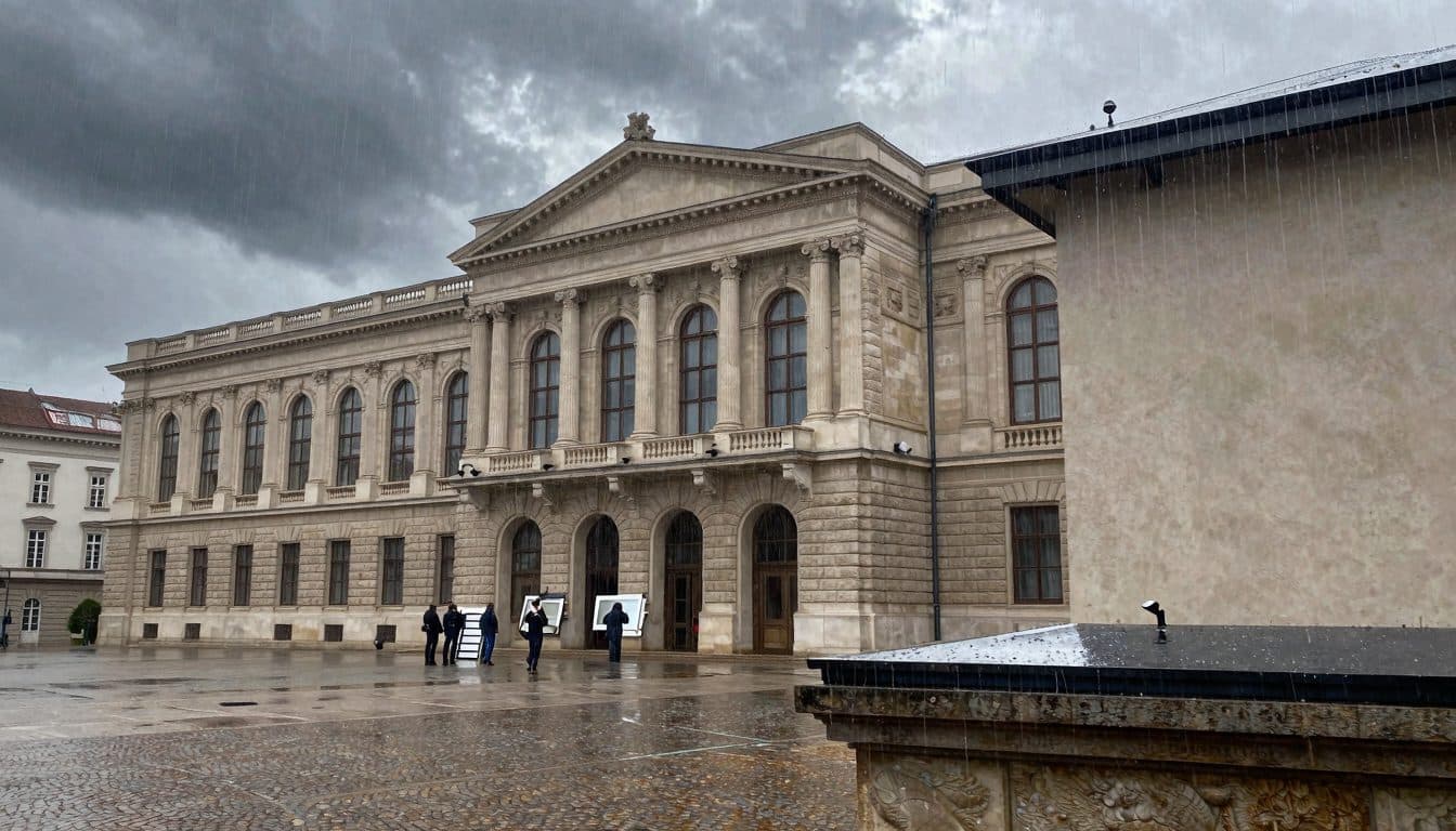 Heavy Rain in Vienna: Albertina Responds Quickly to Water Entry – No Damage to Artworks