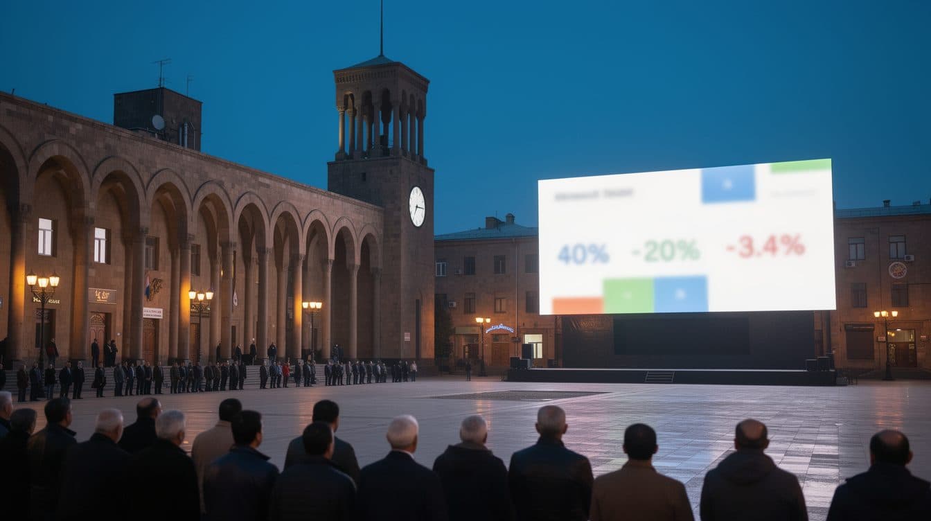 Armenian Parliamentary Election: Pashinyan's Party Leads According to Projections