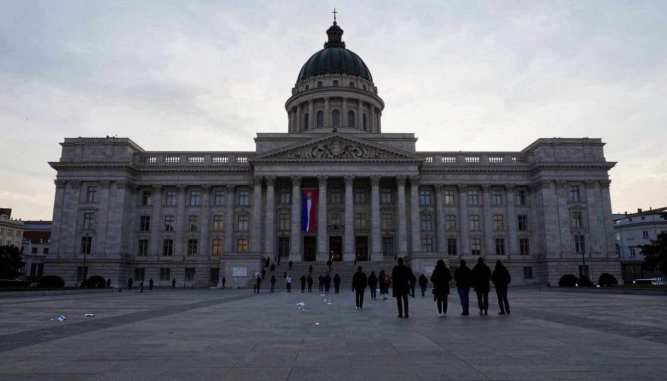 Serbian Parliament Votes on Government Motion for Snap Elections