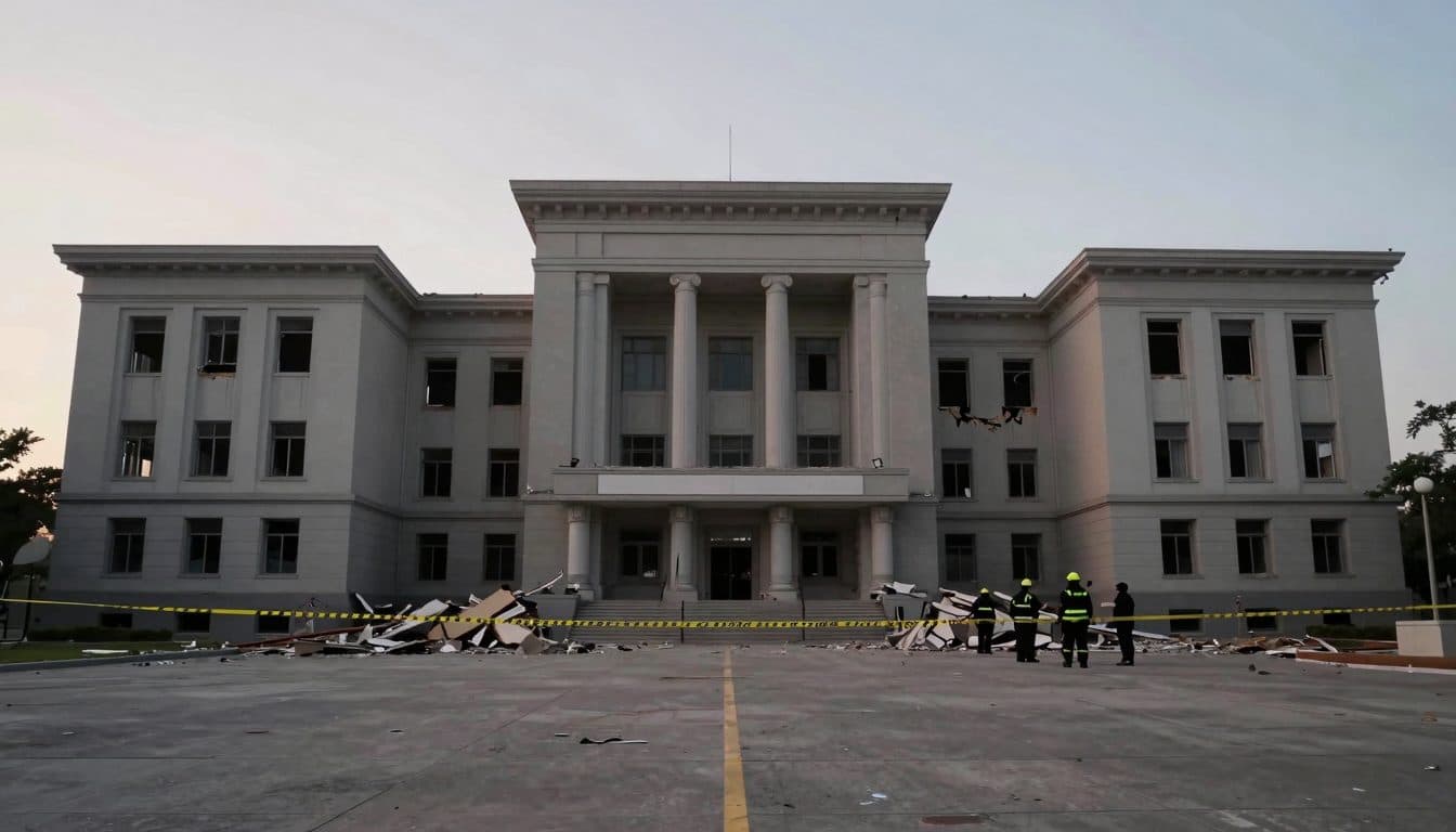 Parts of the courthouse in Bolzano collapsed – cleaning worker slightly injured