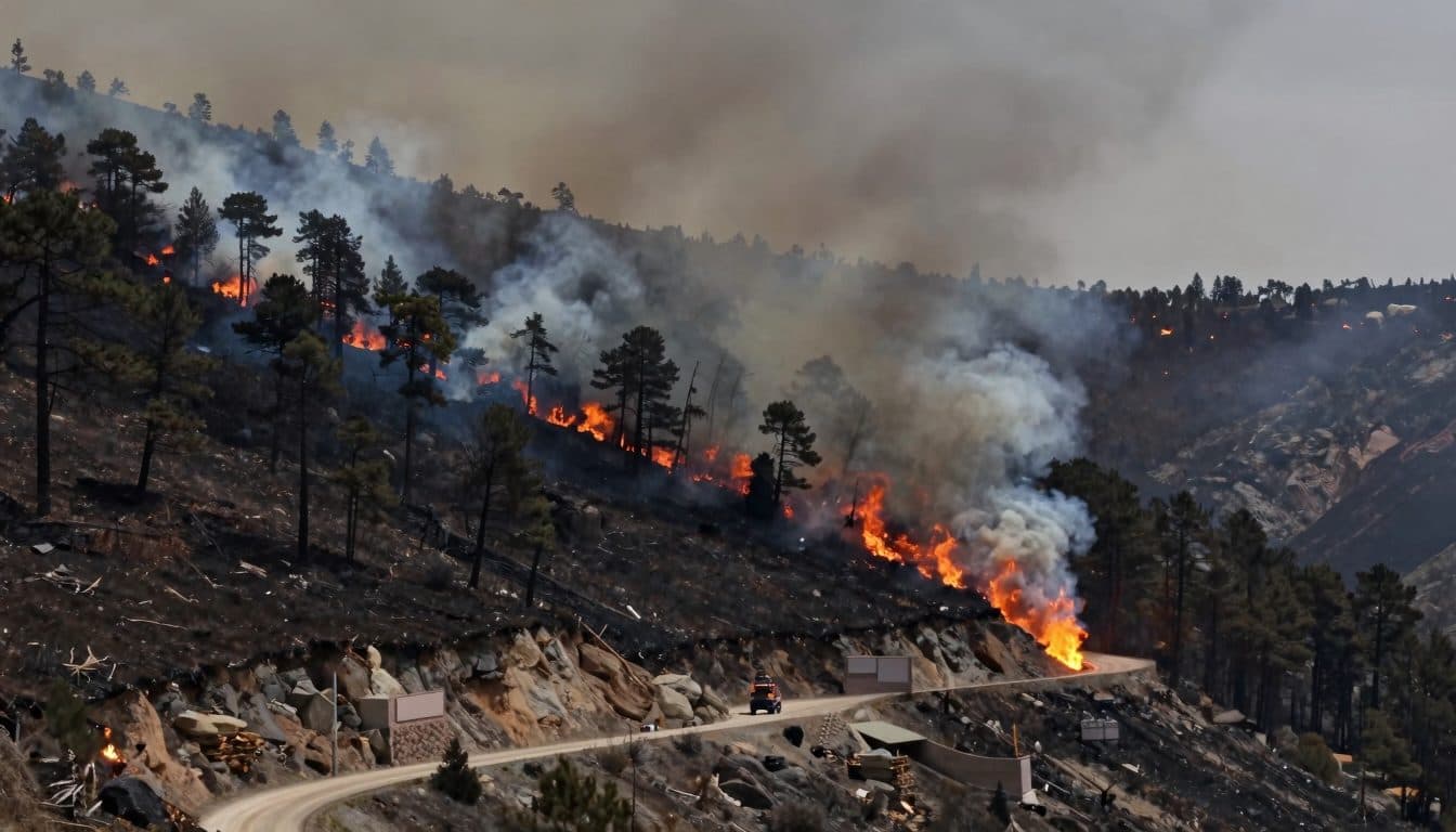 Major fire in western Spain destroys 2,200 hectares – Regional government suspects arson