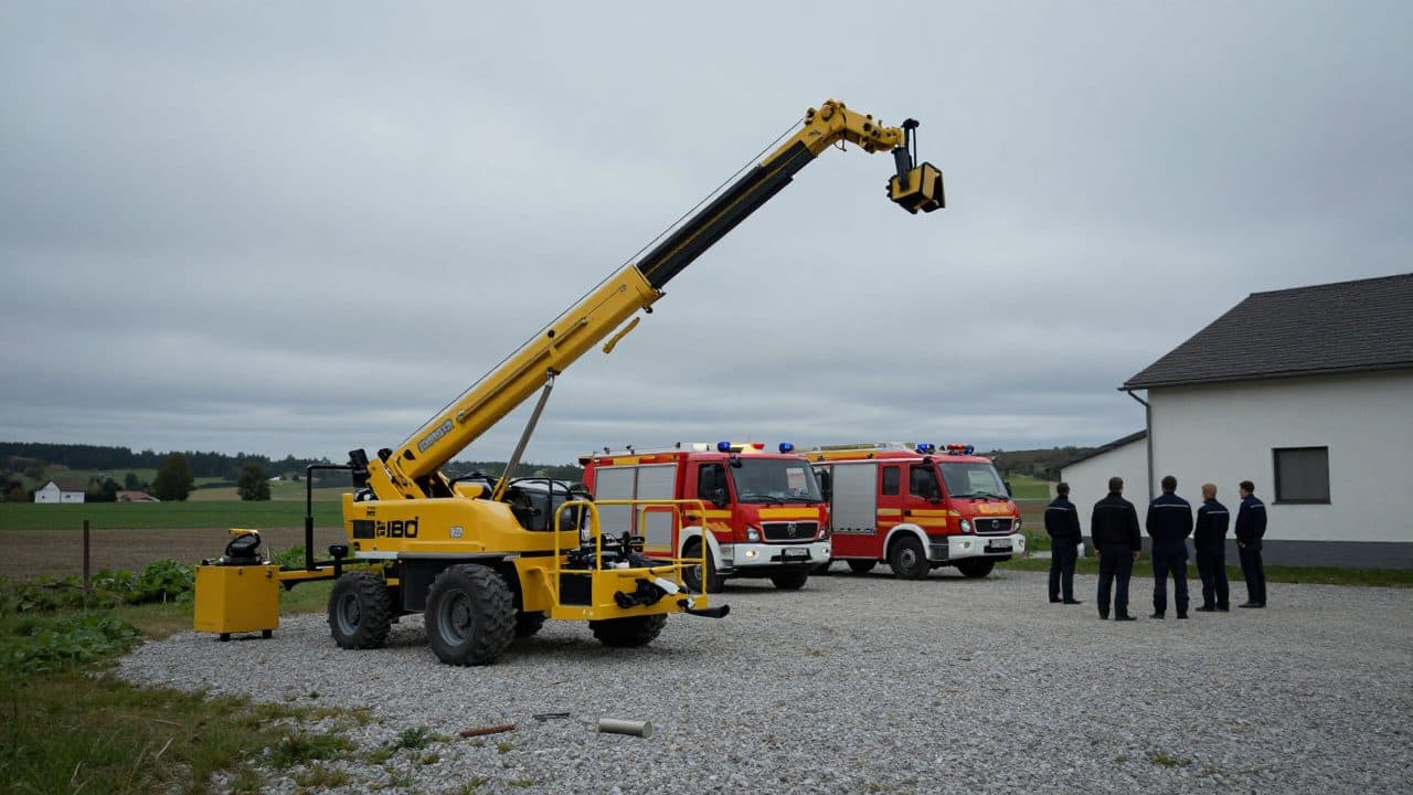 Eight-year-old dies in accident with telehandler in Haibach in the Mühlviertel