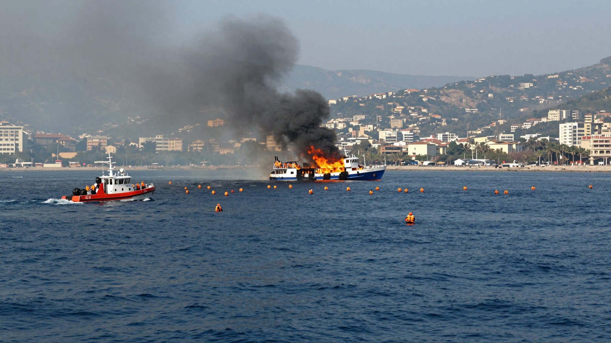 Tourist Boat in Fethiye: 115 People Rescued