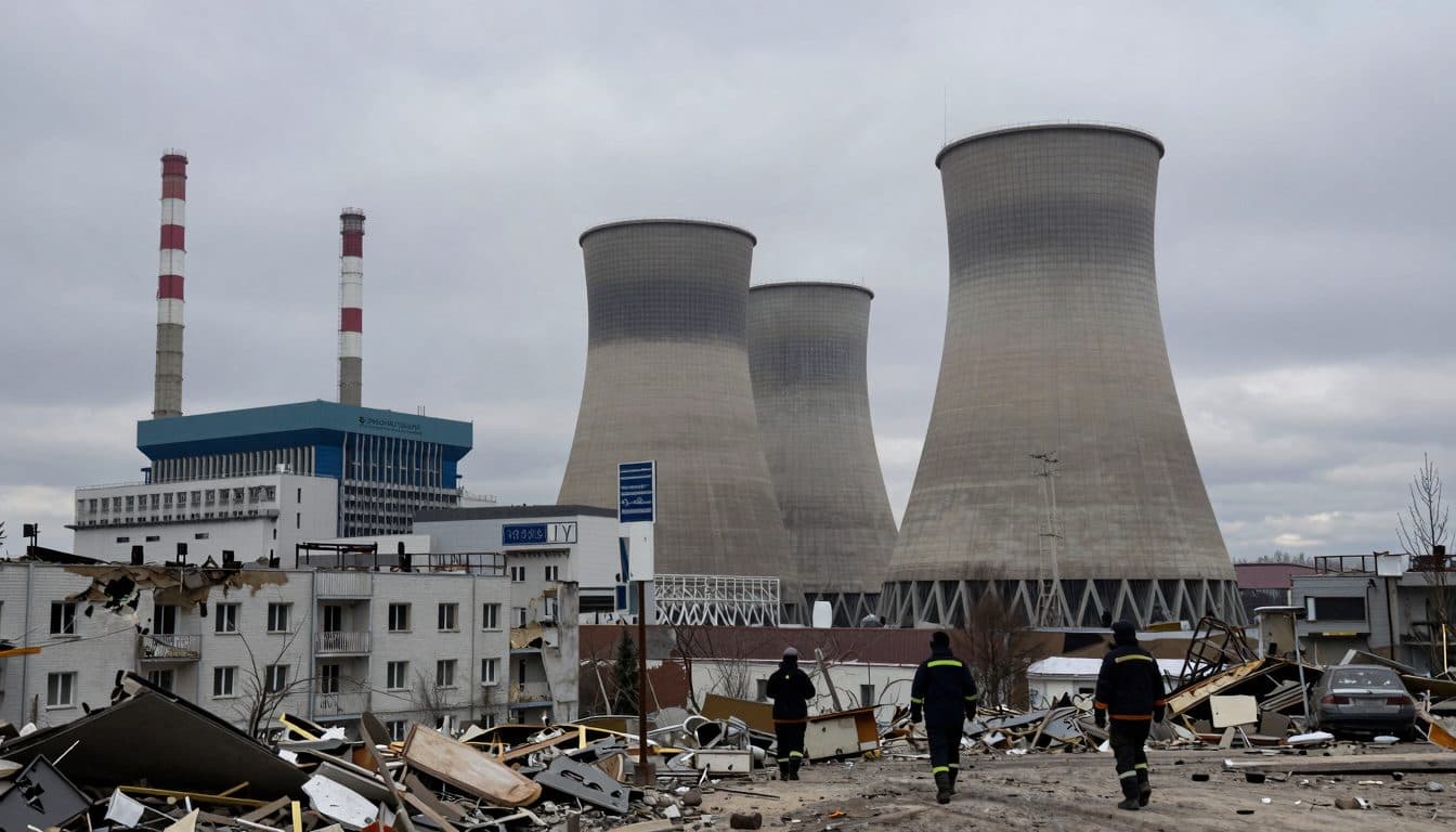 Deaths in Ukrainian attacks on Enerhodar near the Zaporizhzhia nuclear power plant