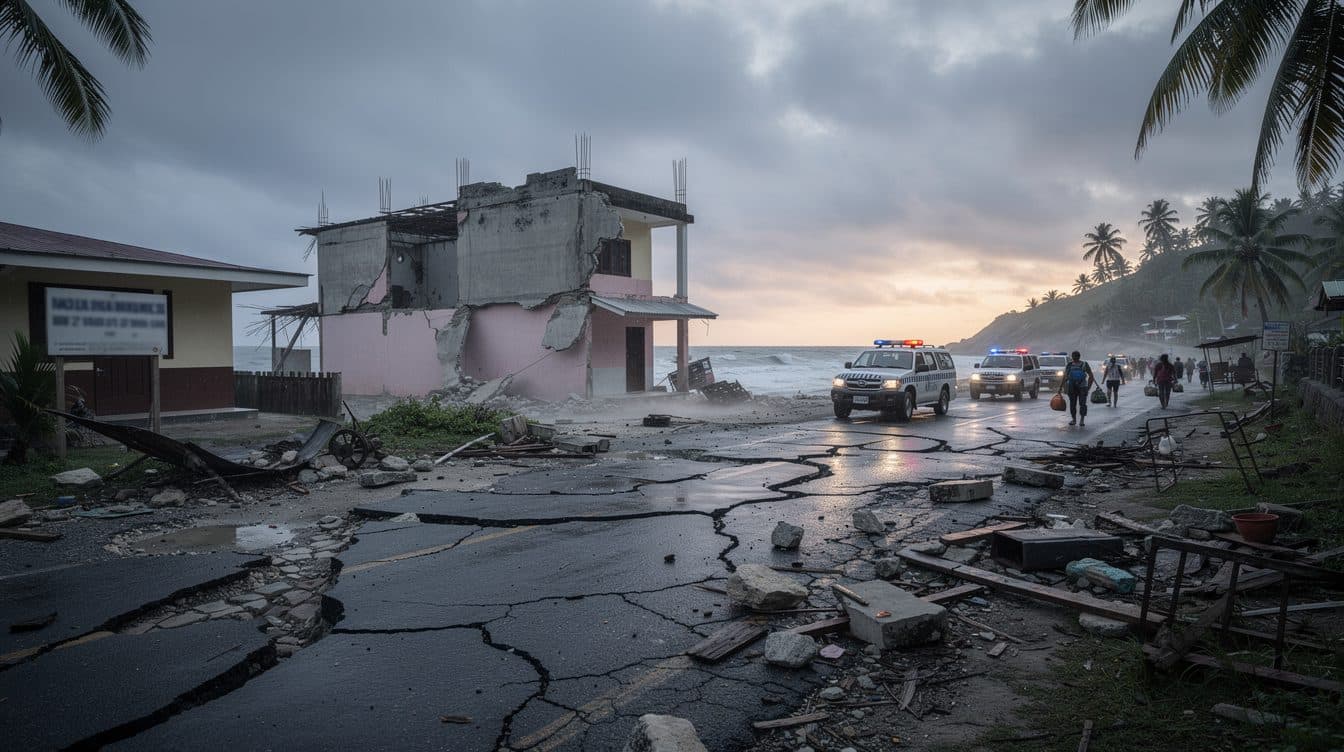 Magnitude 7.8 Earthquake Strikes Southern Philippines – At Least Three Dead, Tsunami Warning Lifted