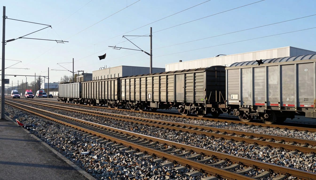 Electric shock at Vienna-Simmering station: 32-year-old seriously injured after falling from wagon