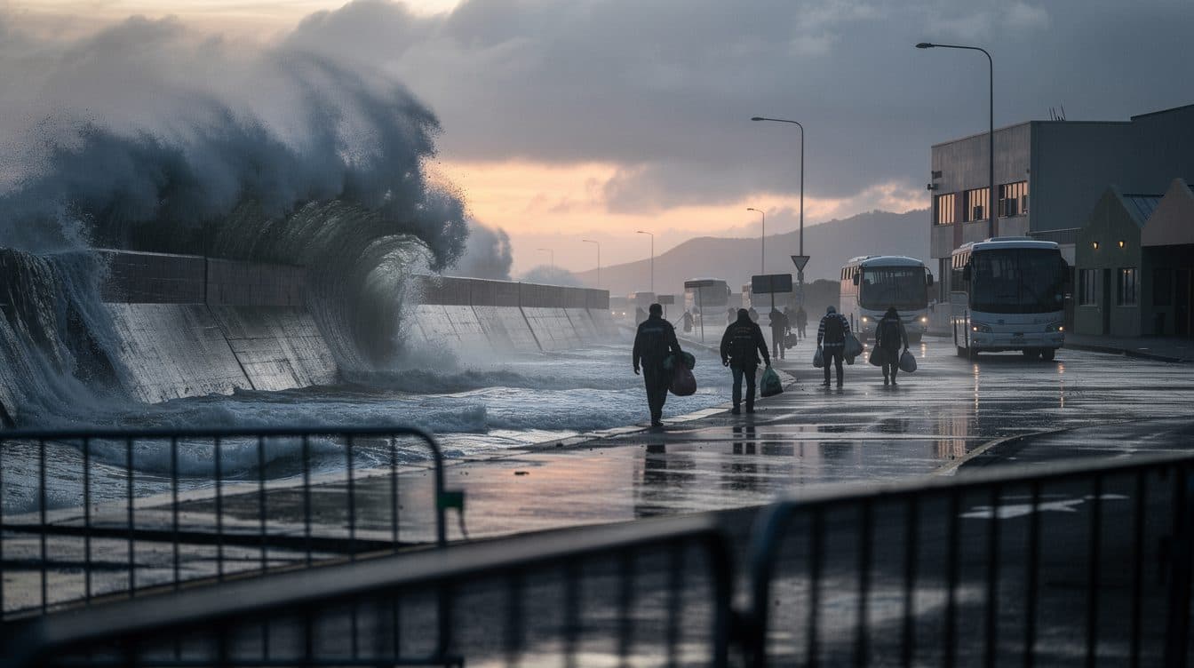 Storm surge with eleven-meter-high waves: Hundreds of people brought to safety in Wellington