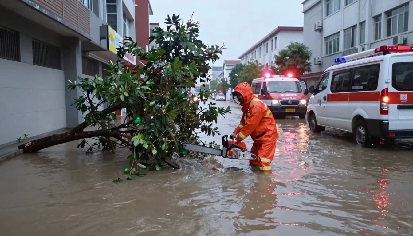 Typhoon "Bavi" makes landfall in eastern China – storm weakens, heavy rains continue