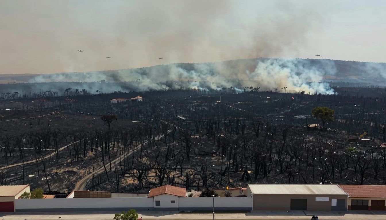 Forest fire northeast of Madrid rages for days – authorities see first signs of a turning point