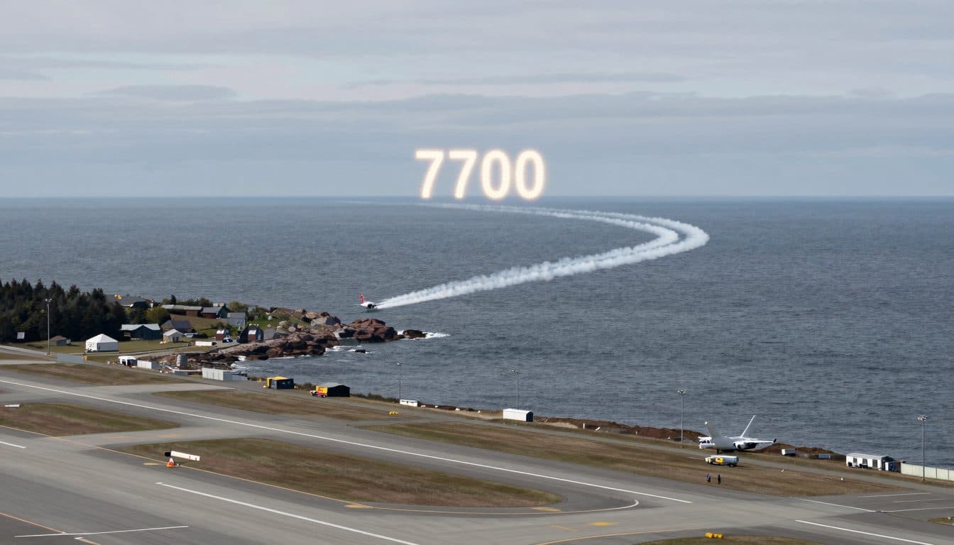 Swiss Flight Atlantic: Emergency Code and St. John's