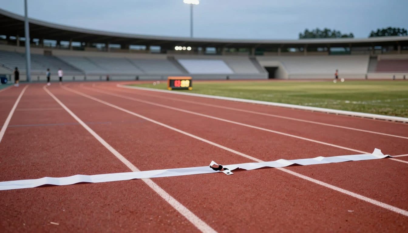 Ansah defends 100-meter title with authority despite doping proceedings