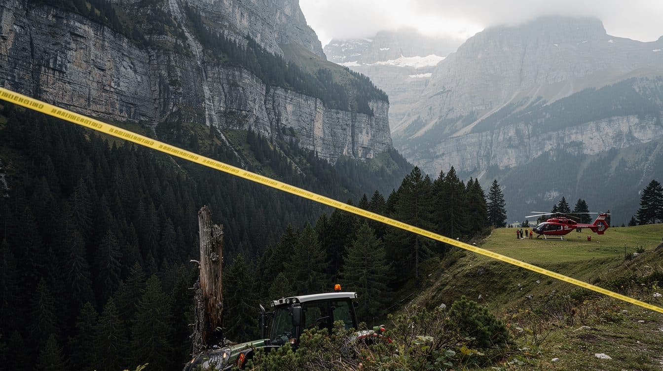 Fatal Tractor Accident in Gries am Brenner: 43-Year-Old Dies During Mowing Work on a Slope