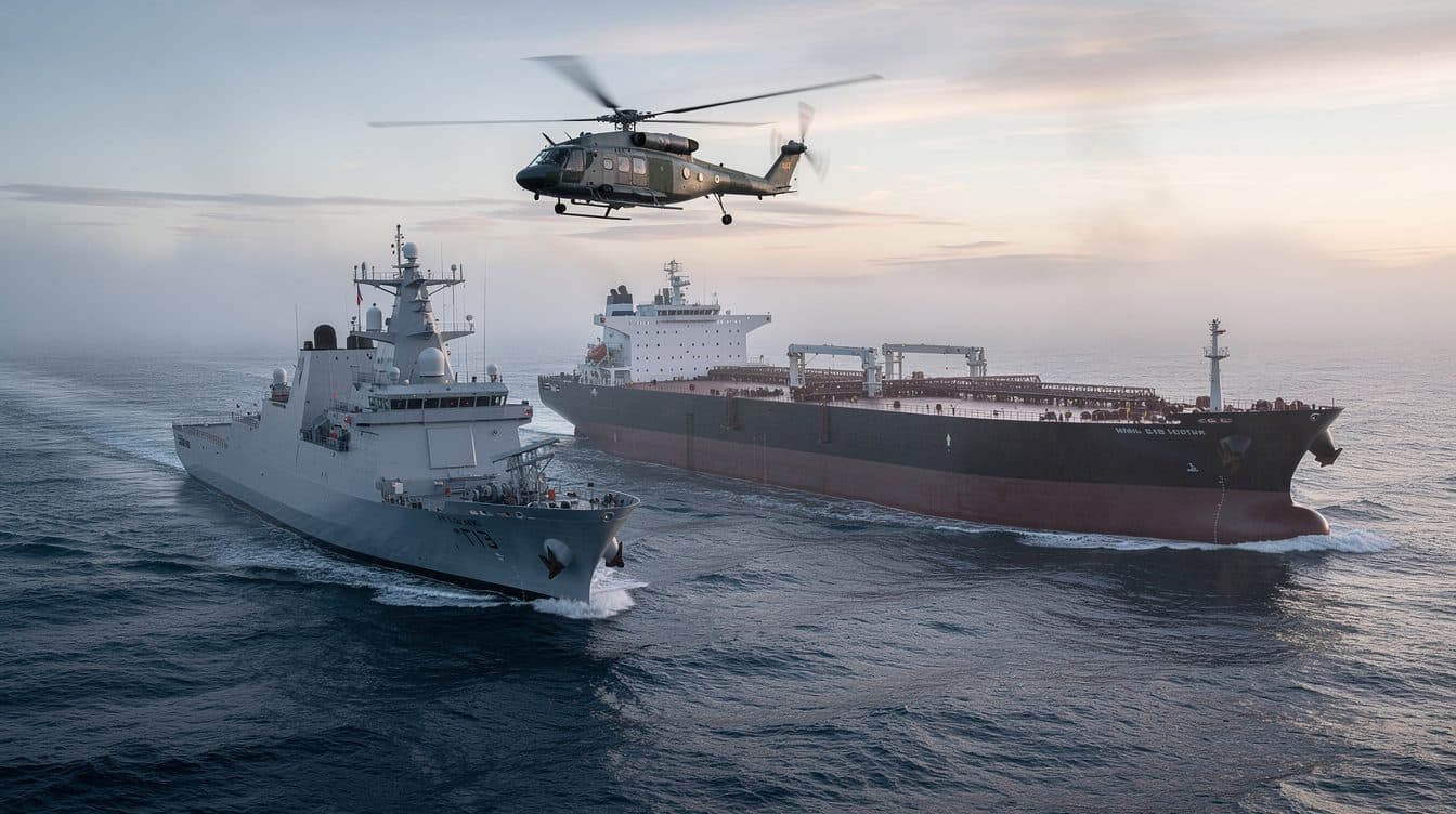 Britain stops Russian shadow-fleet tanker in the English Channel