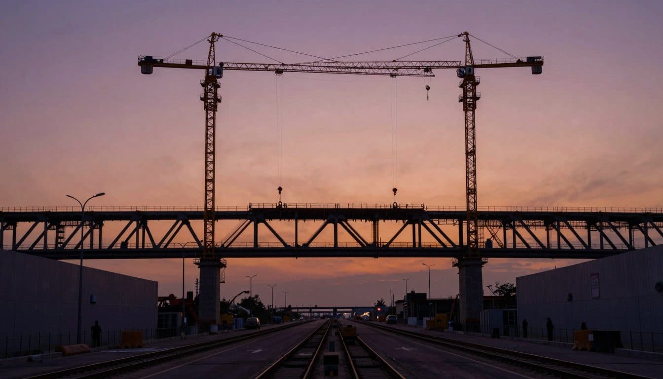 New Ringbahn Bridge on the A 100: Superstructure Sections to Be Lifted Into Place This Weekend