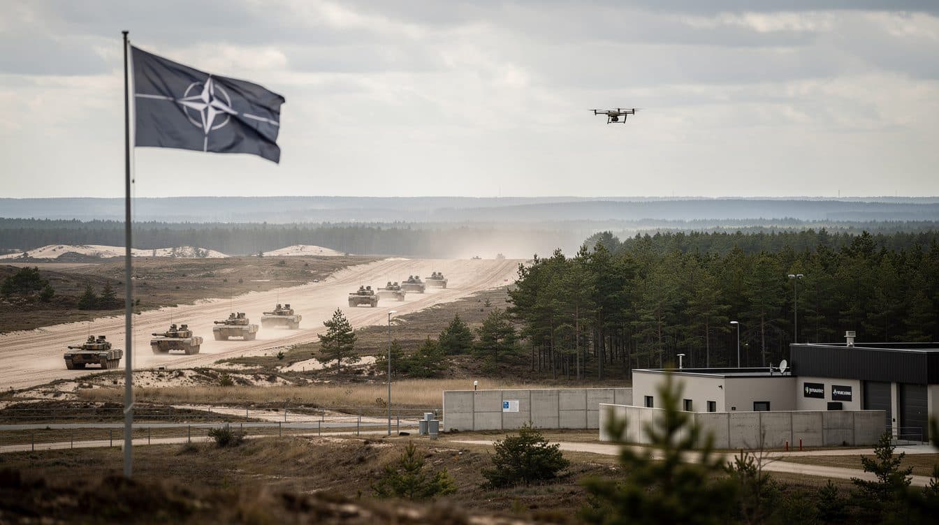 German armoured brigade stages first combat drill in Lithuania, focused on drone warfare