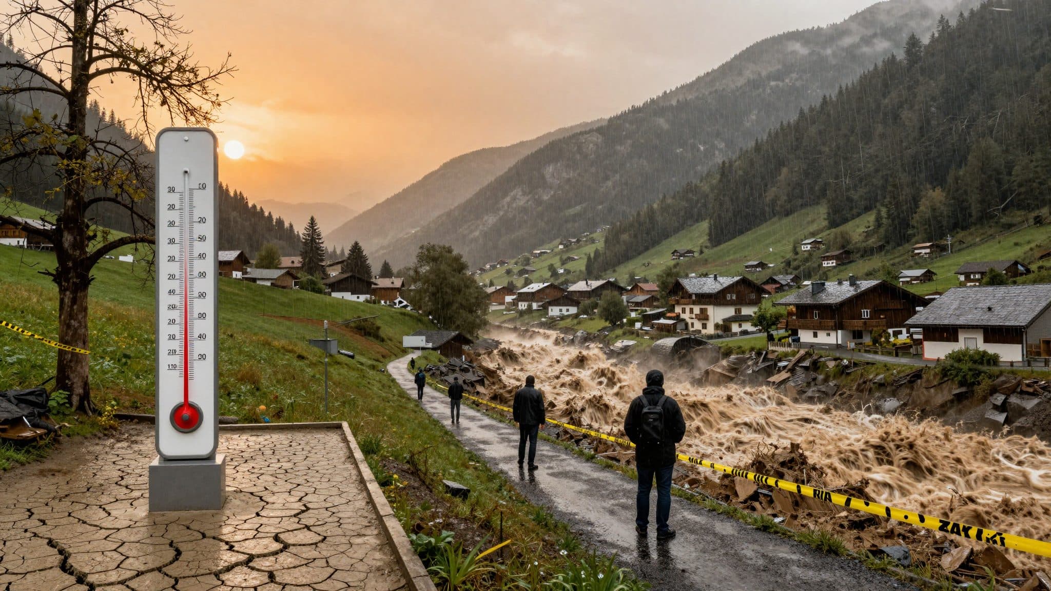 Heat, Mudslides and Thunderstorms: Austria Experiences Extreme Weather with Record Temperatures