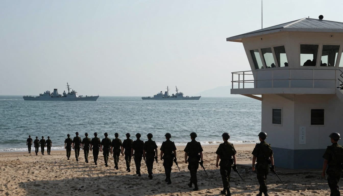 Taiwan's President Lai Inspects Major Coastal Military Exercise