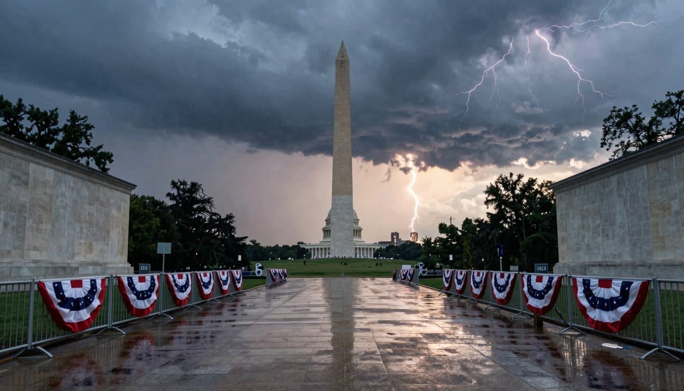 USA celebrate 250th Independence Day – heat and storms disrupt anniversary celebrations in Washington