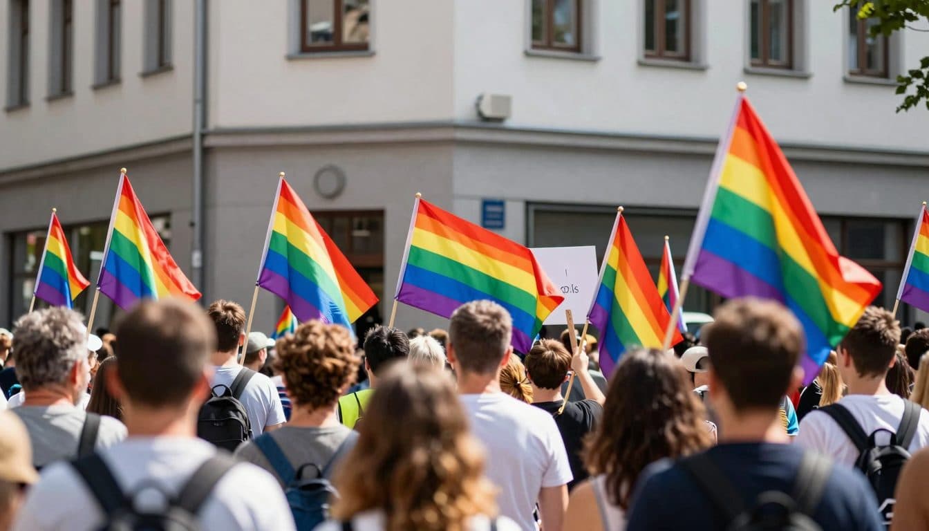 Cottbus makes a stand against right-wing extremism at Christopher Street Day
