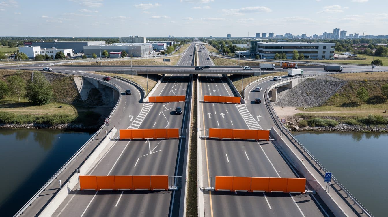 Bonn adjusts North Bridge closure: Opening of a junction shortens closed A565 section